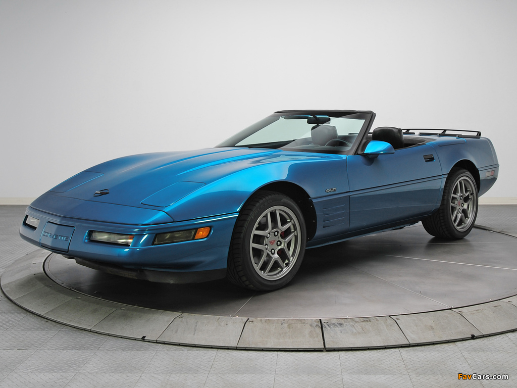 Pictures of Corvette Convertible (C4) 1991–96 (1024 x 768)