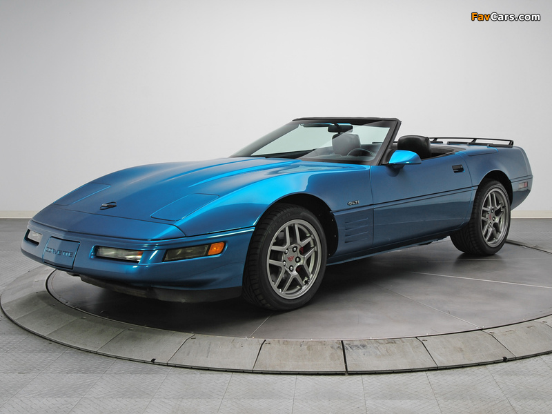 Pictures of Corvette Convertible (C4) 1991–96 (800 x 600)