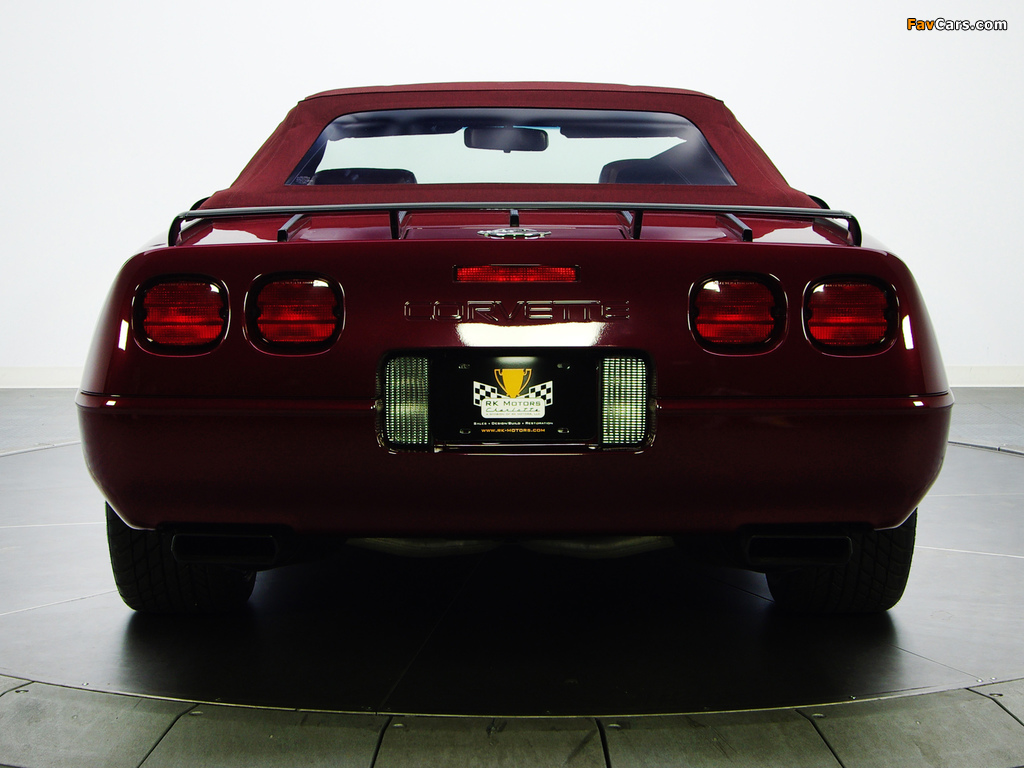 Pictures of Corvette Convertible 40th Anniversary (C4) 1993 (1024 x 768)