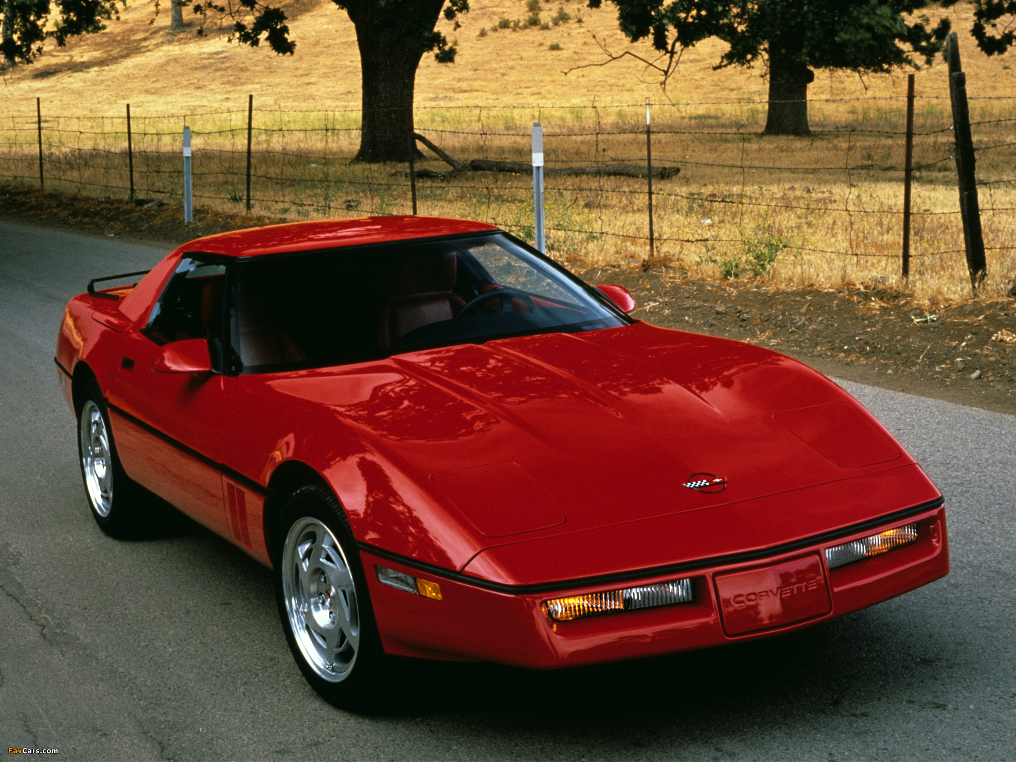 Corvette Convertible (C4) 1986–91 wallpapers (2048 x 1536)