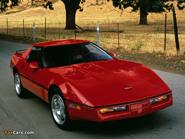Corvette Convertible (C4) 1986–91 wallpapers (640 x 480)