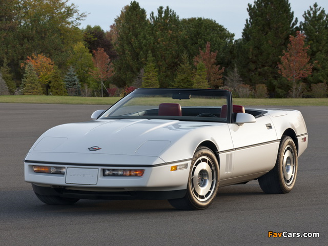 Corvette Convertible (C4) 1986–91 wallpapers (640 x 480)