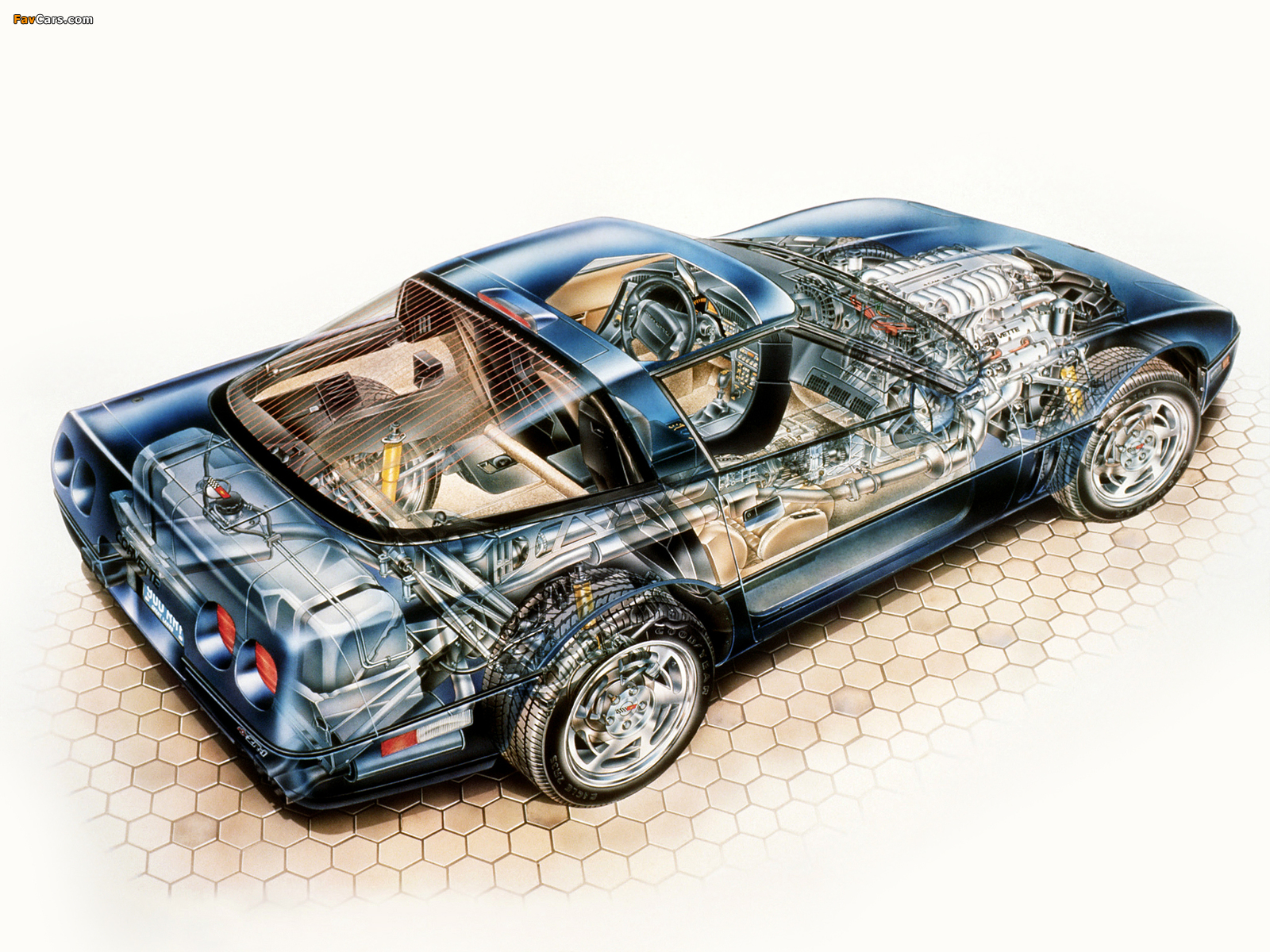 Corvette ZR-1 Coupe (C4) 1990 wallpapers (1600 x 1200)