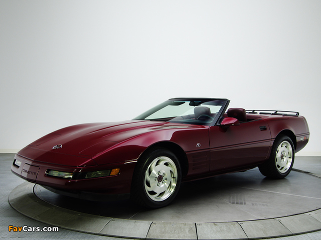 Corvette Convertible 40th Anniversary (C4) 1993 wallpapers (640 x 480)