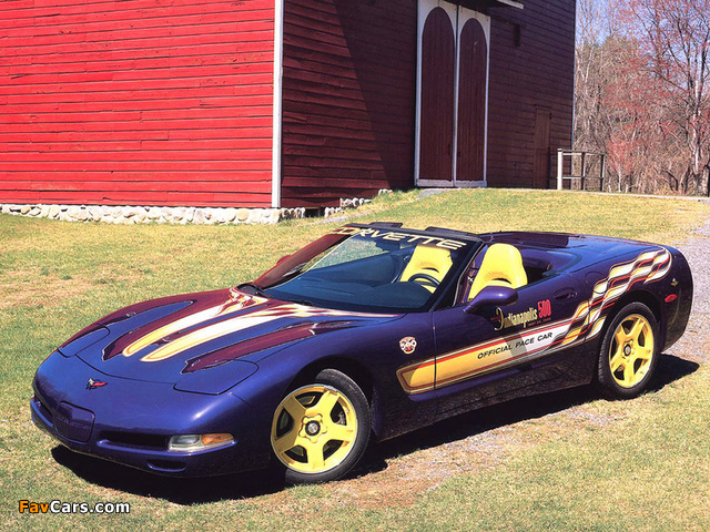 Corvette Convertible Indy 500 Pace Car (C5) 1998 images (640 x 480)