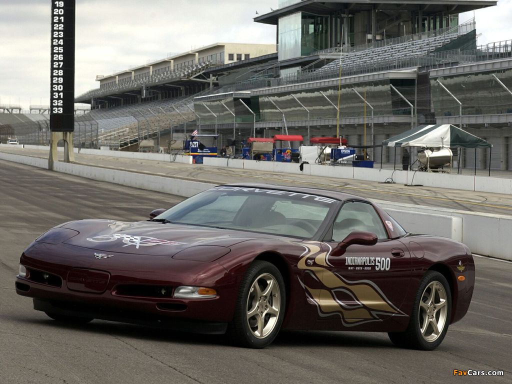 Corvette Coupe 50th Anniversary Indy 500 Pace Car (C5) 2002 photos (1024 x 768)