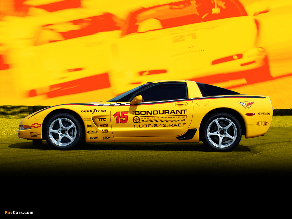 Corvette Bondurant Racing School (C5) 2002–04 wallpapers (1024 x 768)