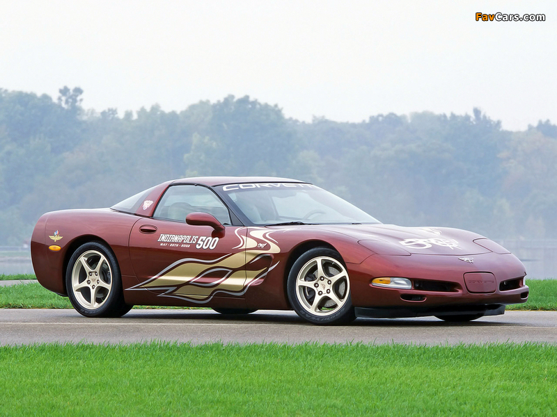 Corvette Coupe 50th Anniversary Indy 500 Pace Car (C5) 2002 wallpapers (800 x 600)