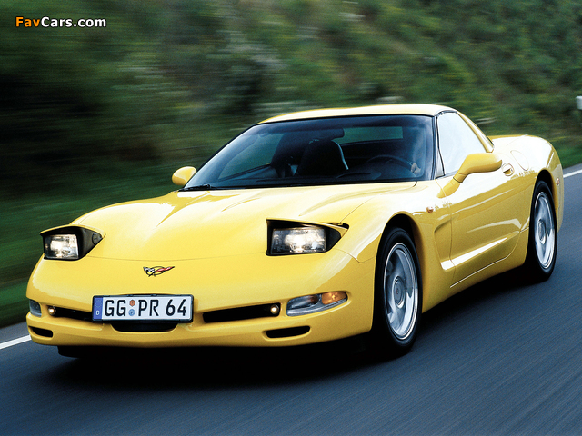 Corvette Coupe EU-spec (C5) 1997–2004 wallpapers (640 x 480)