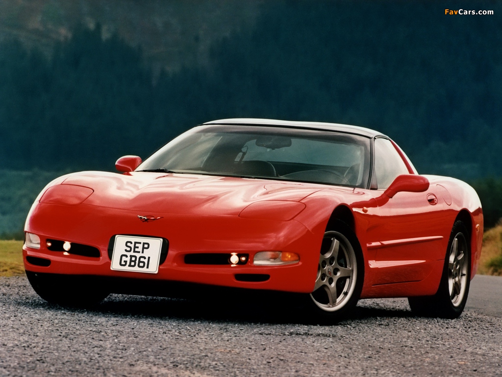 Corvette Coupe UK-spec (C5) 1998–2002 wallpapers (1024 x 768)