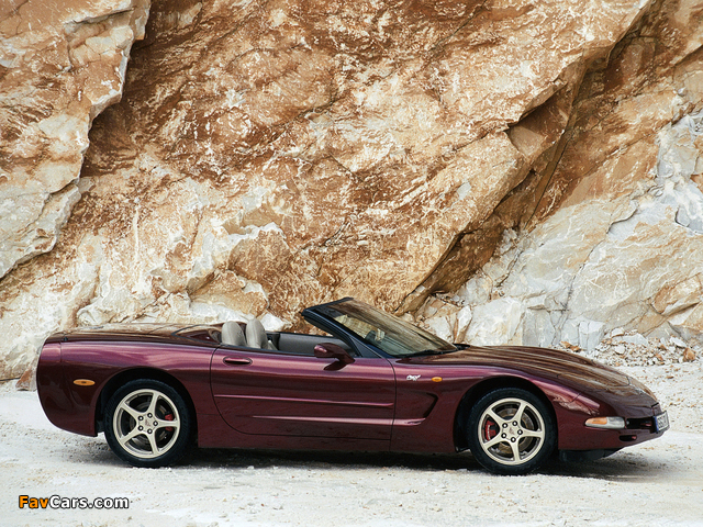 Corvette Convertible 50th Anniversary (C5) 2002–03 wallpapers (640 x 480)