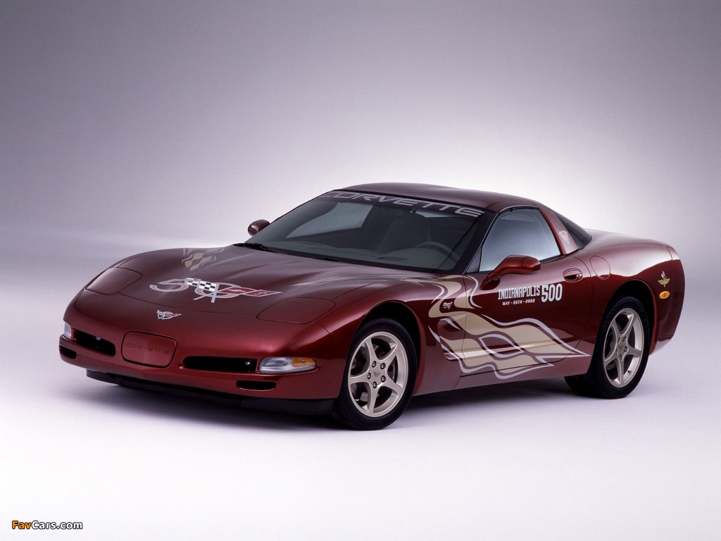 Corvette Coupe 50th Anniversary Indy 500 Pace Car (C5) 2002 wallpapers (1024 x 768)