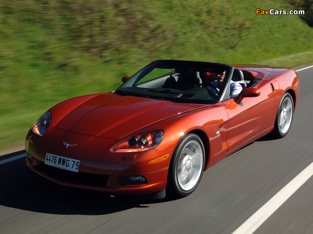 Corvette Convertible (C6) 2005 wallpapers (640 x 480)