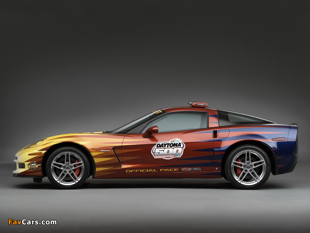 Corvette Z06 Daytona 500 Pace Car (C6) 2006 pictures (640 x 480)