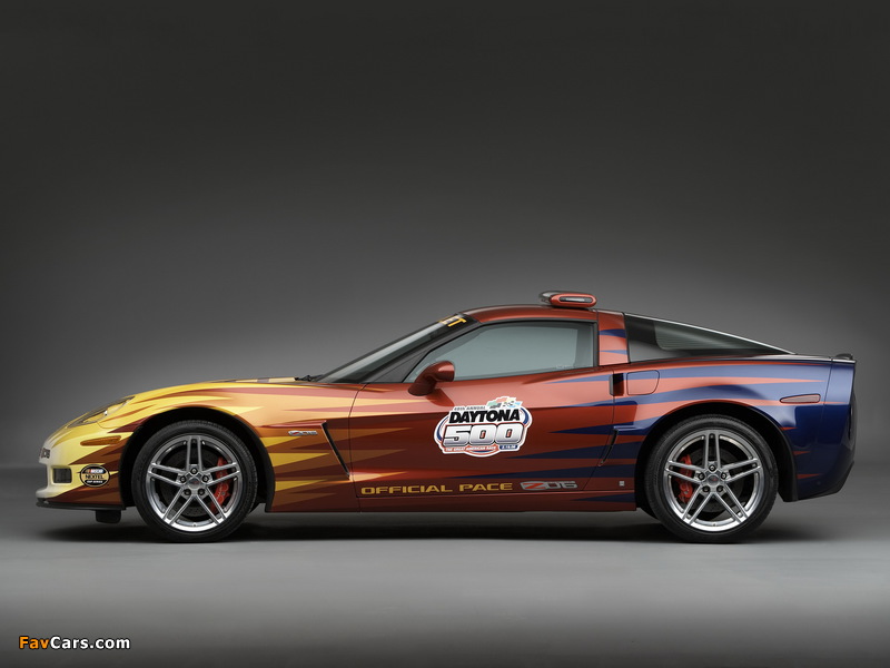 Corvette Z06 Daytona 500 Pace Car (C6) 2006 pictures (800 x 600)