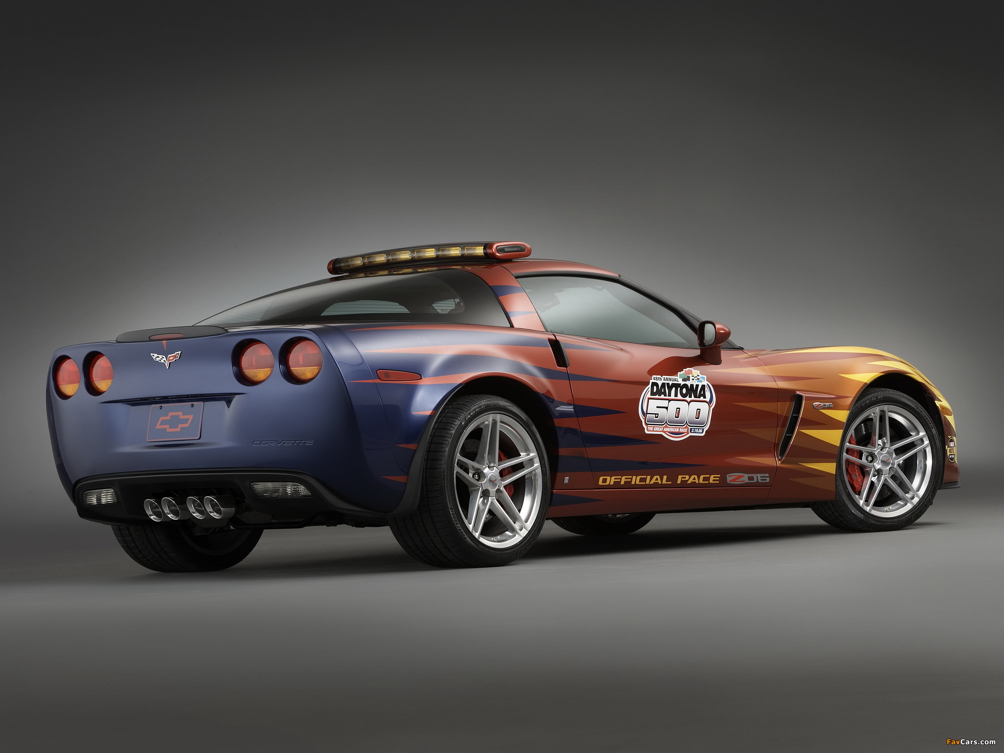 Corvette Z06 Daytona 500 Pace Car (C6) 2006 wallpapers (2048 x 1536)