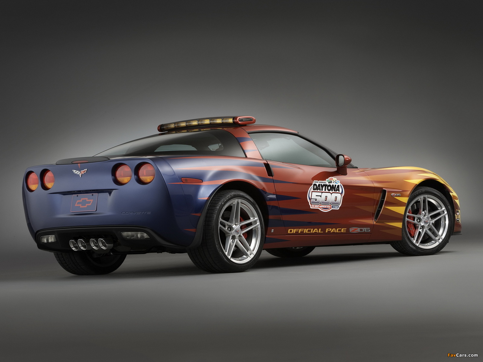 Corvette Z06 Daytona 500 Pace Car (C6) 2006 wallpapers (1600 x 1200)