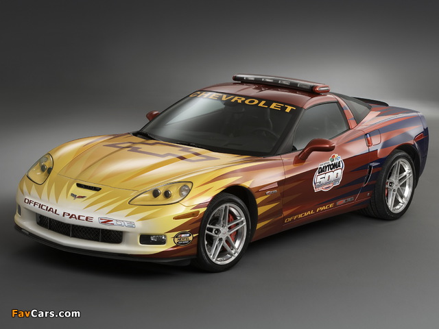 Corvette Z06 Daytona 500 Pace Car (C6) 2006 wallpapers (640 x 480)