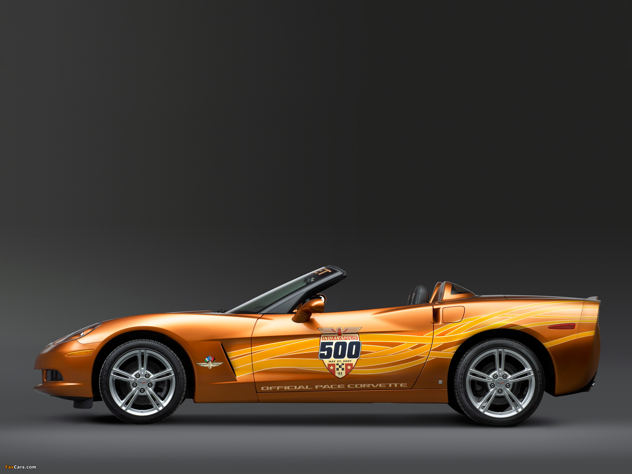 Corvette Convertible Indy 500 Pace Car (C6) 2007 pictures (2048 x 1536)