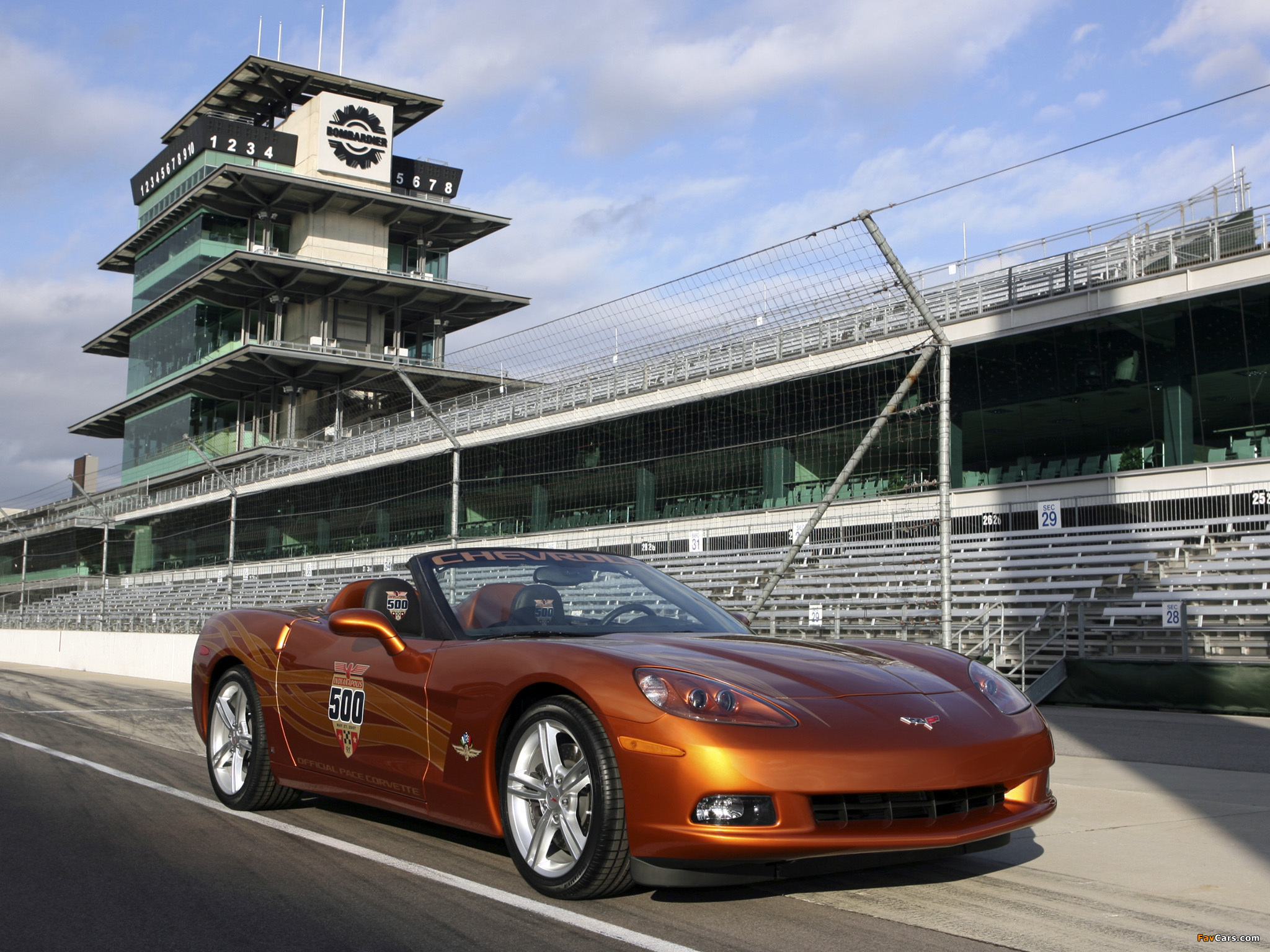 Corvette Convertible Indy 500 Pace Car (C6) 2007 pictures (2048 x 1536)