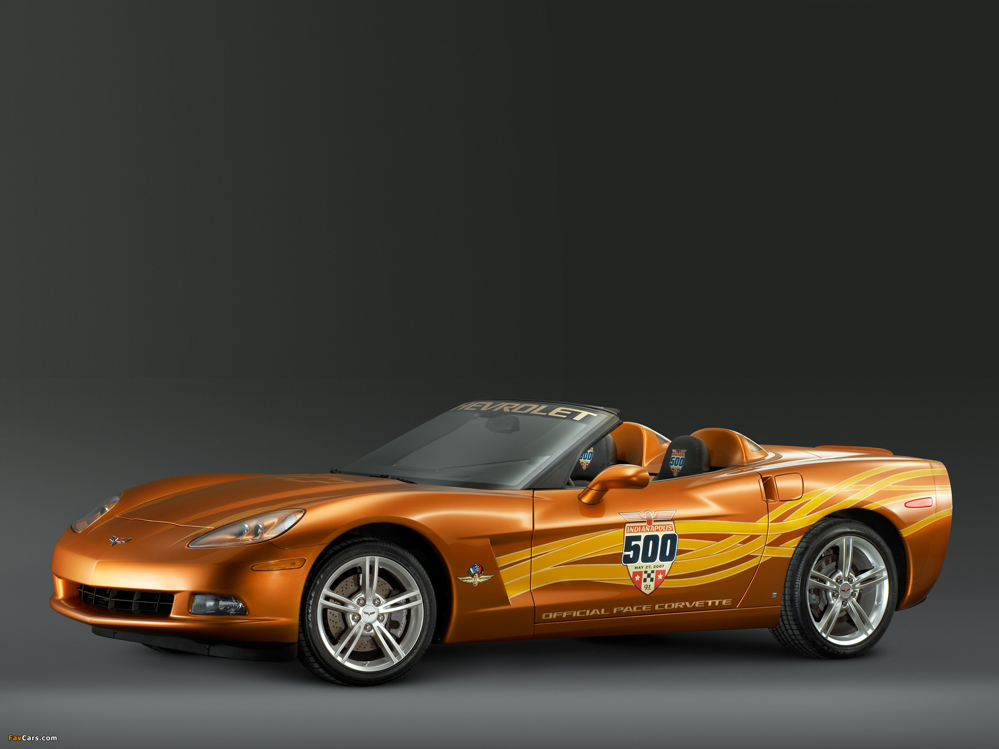 Corvette Convertible Indy 500 Pace Car (C6) 2007 wallpapers (2048 x 1536)