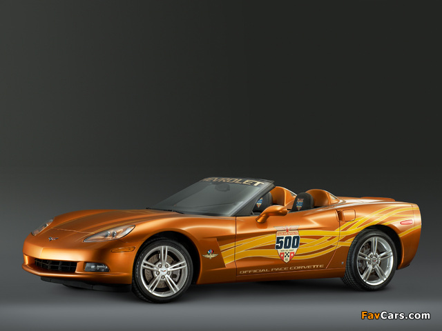 Corvette Convertible Indy 500 Pace Car (C6) 2007 wallpapers (640 x 480)