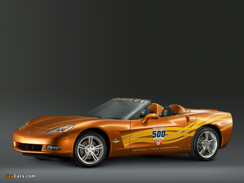 Corvette Convertible Indy 500 Pace Car (C6) 2007 wallpapers (800 x 600)