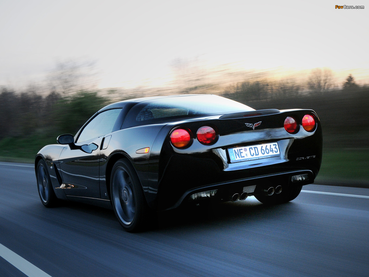 Corvette Coupe Competition Edition (C6) 2008 images (1280 x 960)