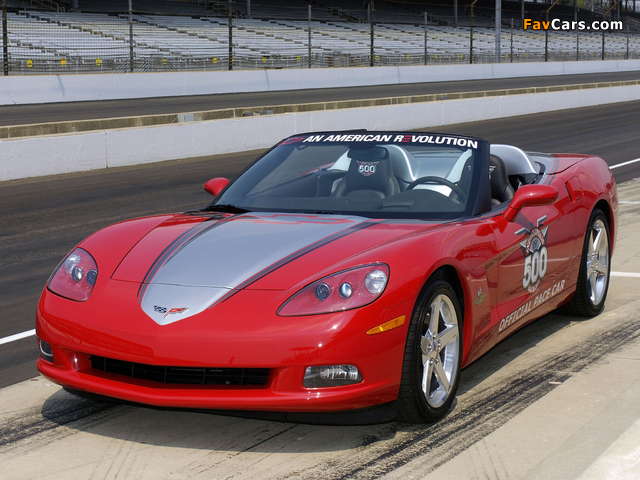 Images of Corvette Convertible Indy 500 Pace Car (C6) 2005 (640 x 480)