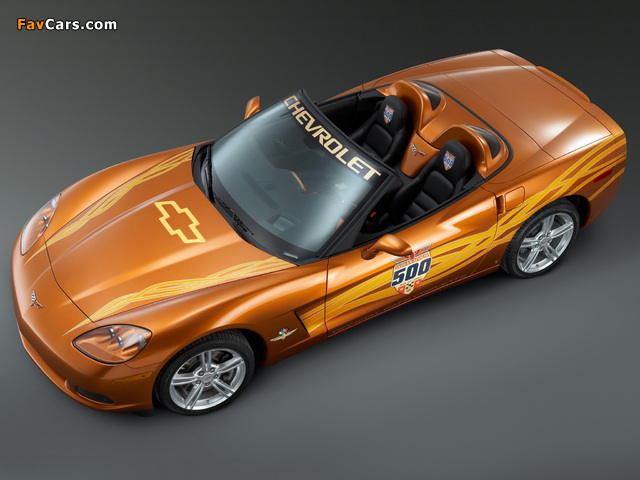 Images of Corvette Convertible Indy 500 Pace Car (C6) 2007 (640 x 480)