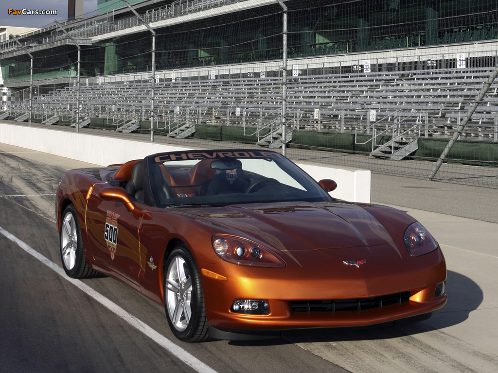 Images of Corvette Convertible Indy 500 Pace Car (C6) 2007 (1024 x 768)