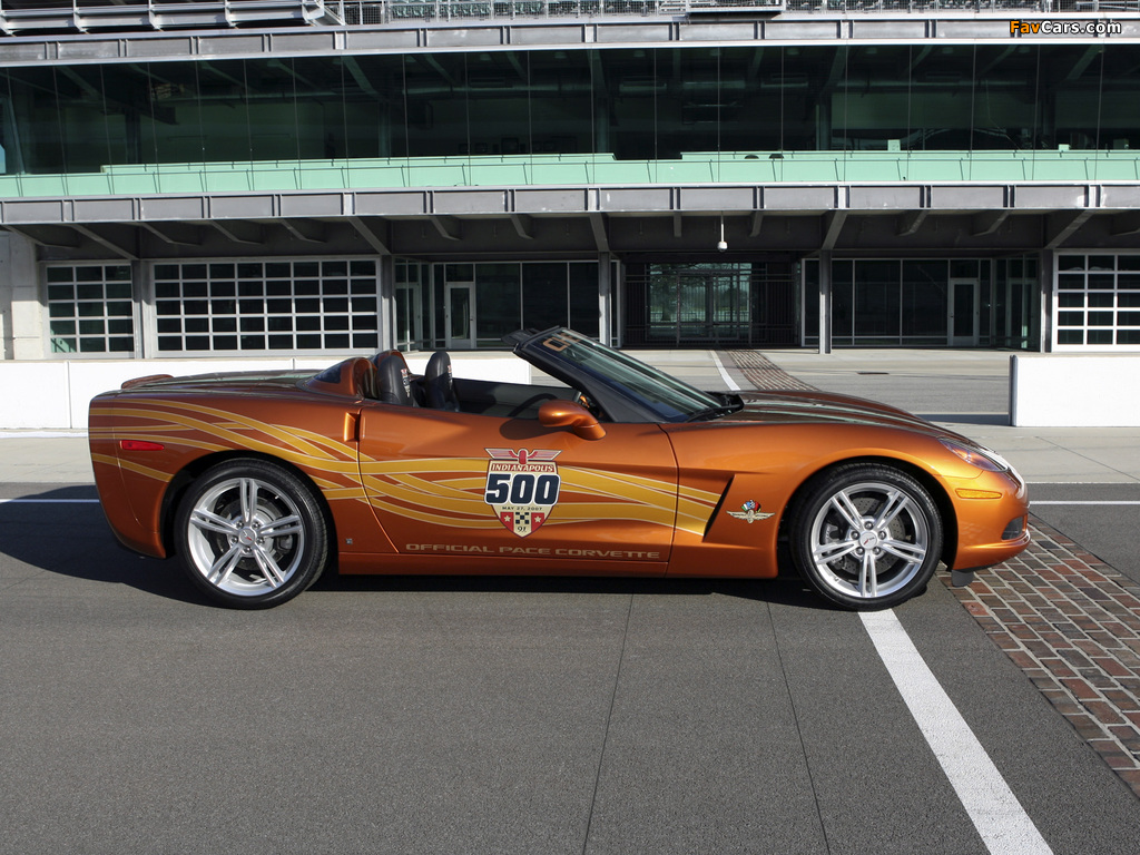 Images of Corvette Convertible Indy 500 Pace Car (C6) 2007 (1024 x 768)