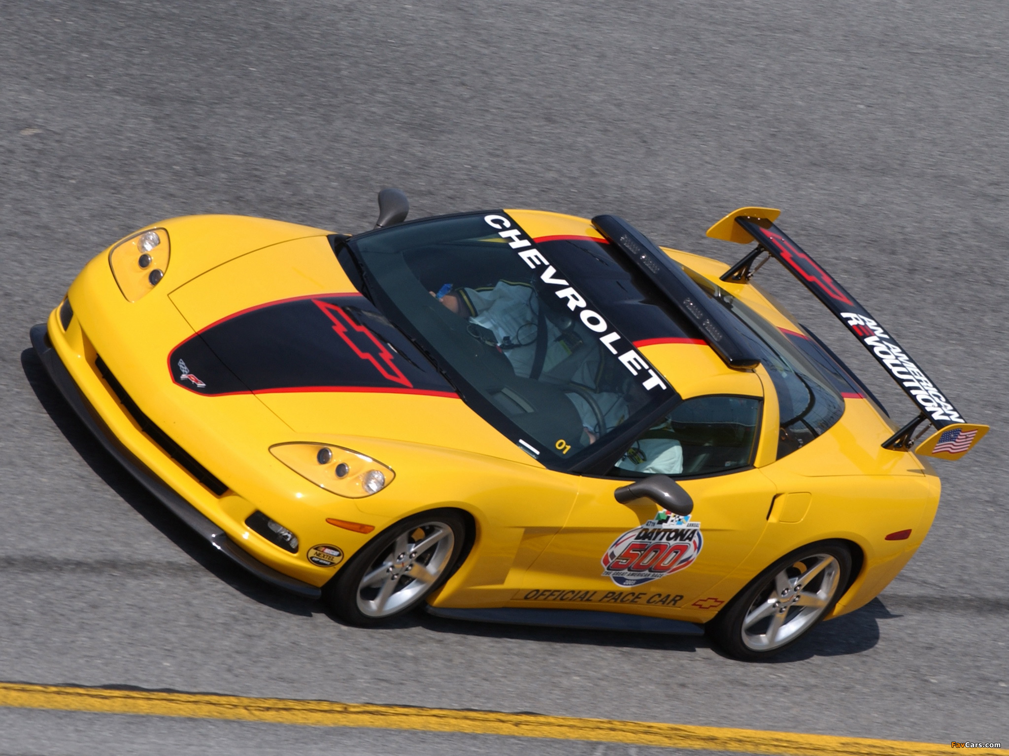 Photos of Corvette Coupe Daytona 500 Pace Car (C6) 2005 (2048 x 1536)