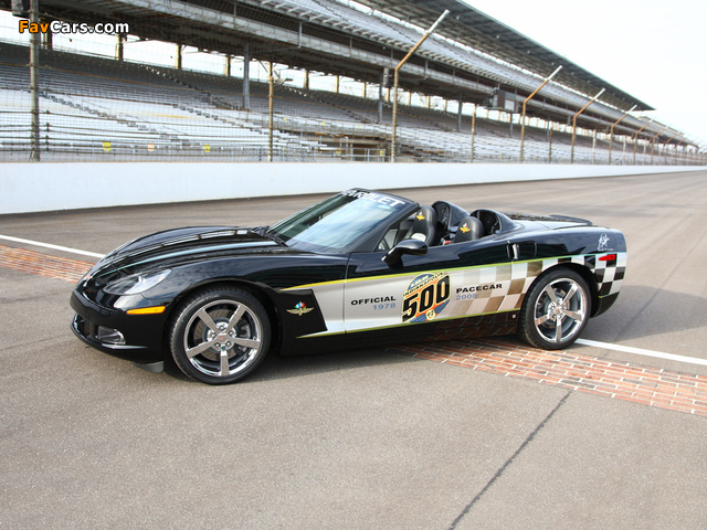 Photos of Corvette Convertible 30th Anniversary Indy 500 Pace Car (C6) 2008 (640 x 480)