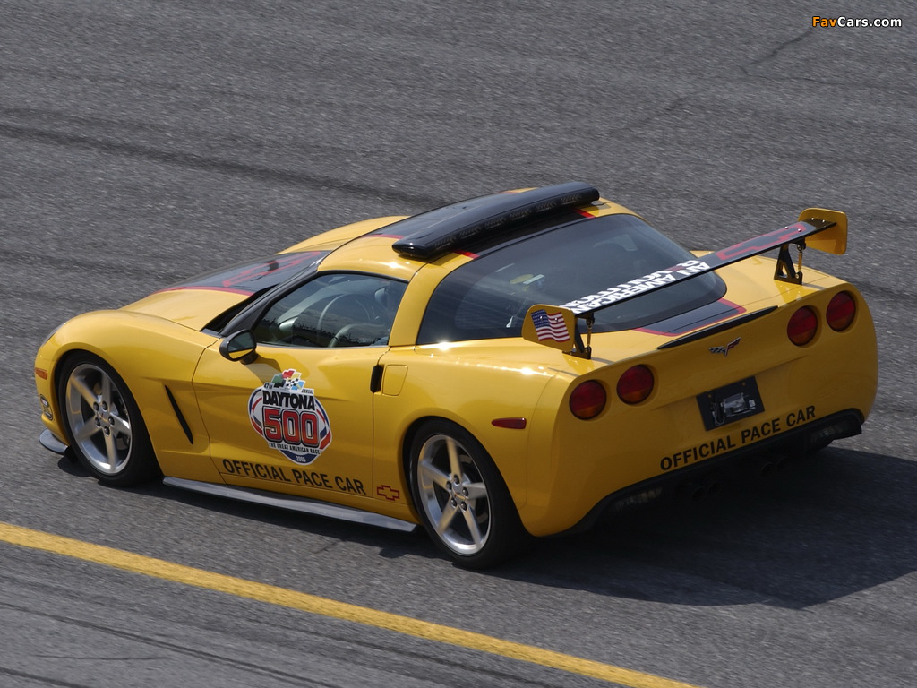 Pictures of Corvette Coupe Daytona 500 Pace Car (C6) 2005 (1024 x 768)