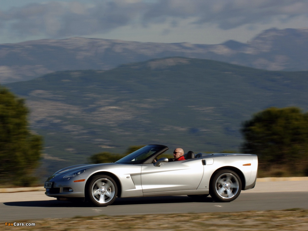 Corvette Convertible (C6) 2005 wallpapers (1024 x 768)