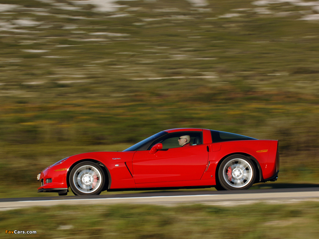 Corvette Z06 EU-spec (C6) 2006–08 wallpapers (1024 x 768)