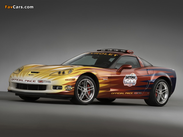 Corvette Z06 Daytona 500 Pace Car (C6) 2006 wallpapers (640 x 480)