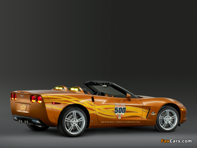 Corvette Convertible Indy 500 Pace Car (C6) 2007 wallpapers (640 x 480)