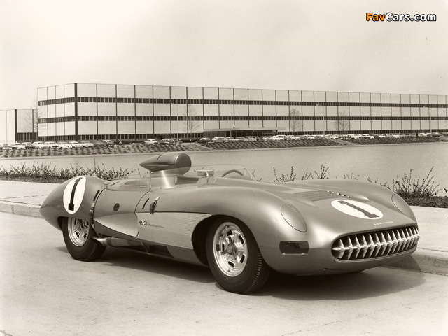 Corvette SS XP 64 Concept Car 1957 wallpapers (640 x 480)