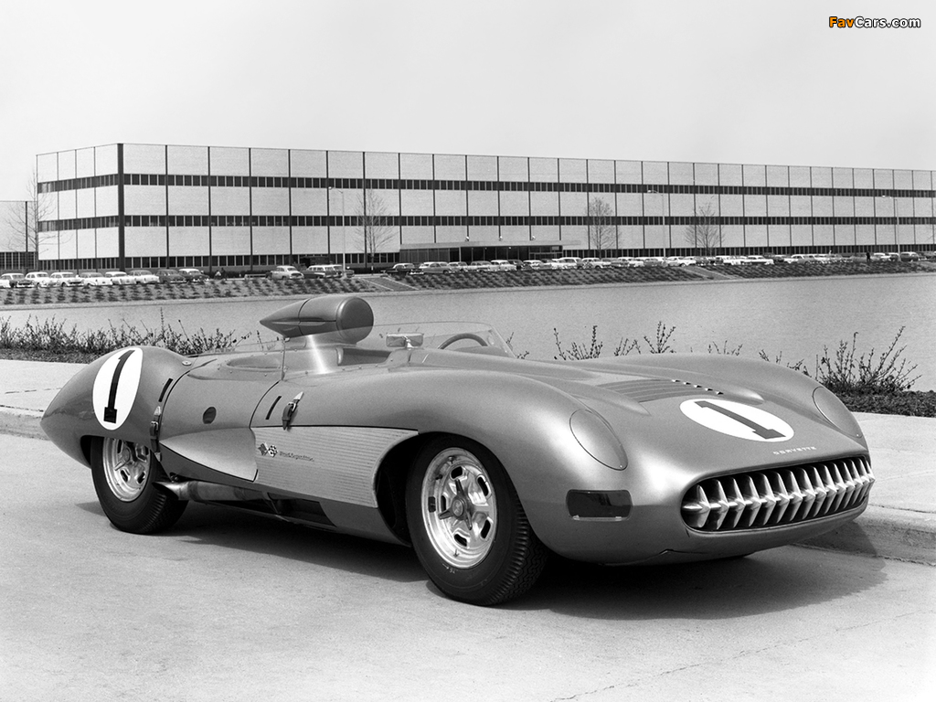 Corvette SS XP 64 Concept Car 1957 wallpapers (1024 x 768)