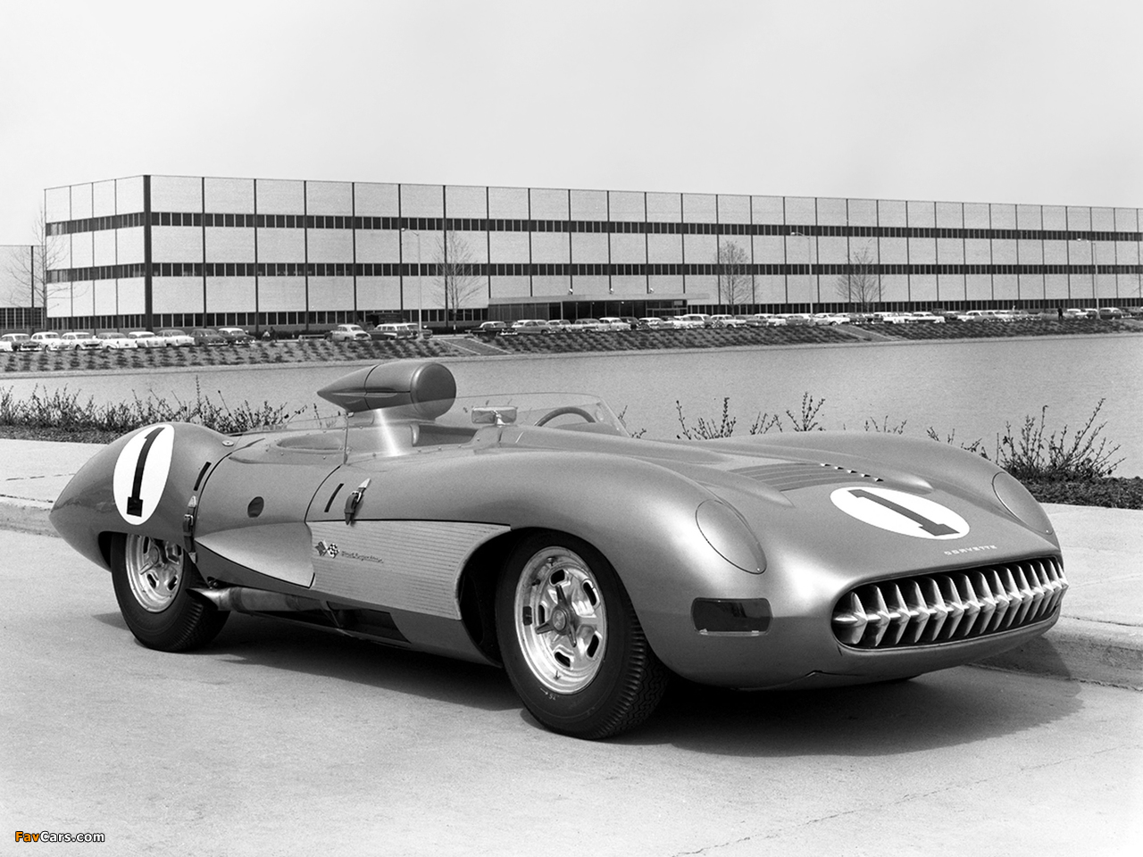 Corvette SS XP 64 Concept Car 1957 wallpapers (1280 x 960)