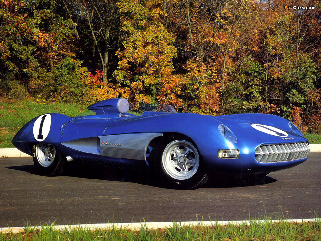 Corvette SS XP 64 Concept Car 1957 wallpapers (1024 x 768)