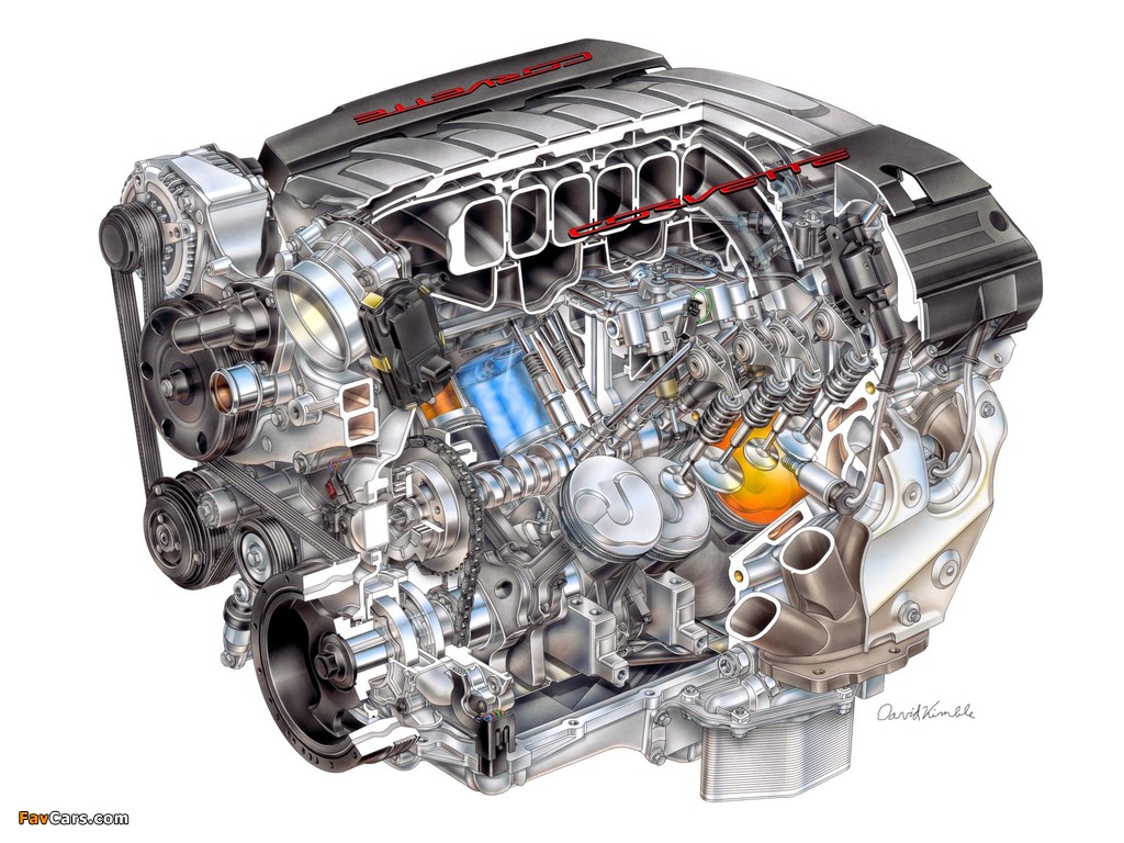 Images of Engines  Corvette LT1 6.2L V-8 VVT DI (1024 x 768)