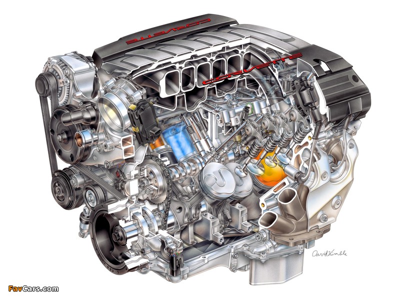 Images of Engines  Corvette LT1 6.2L V-8 VVT DI (800 x 600)