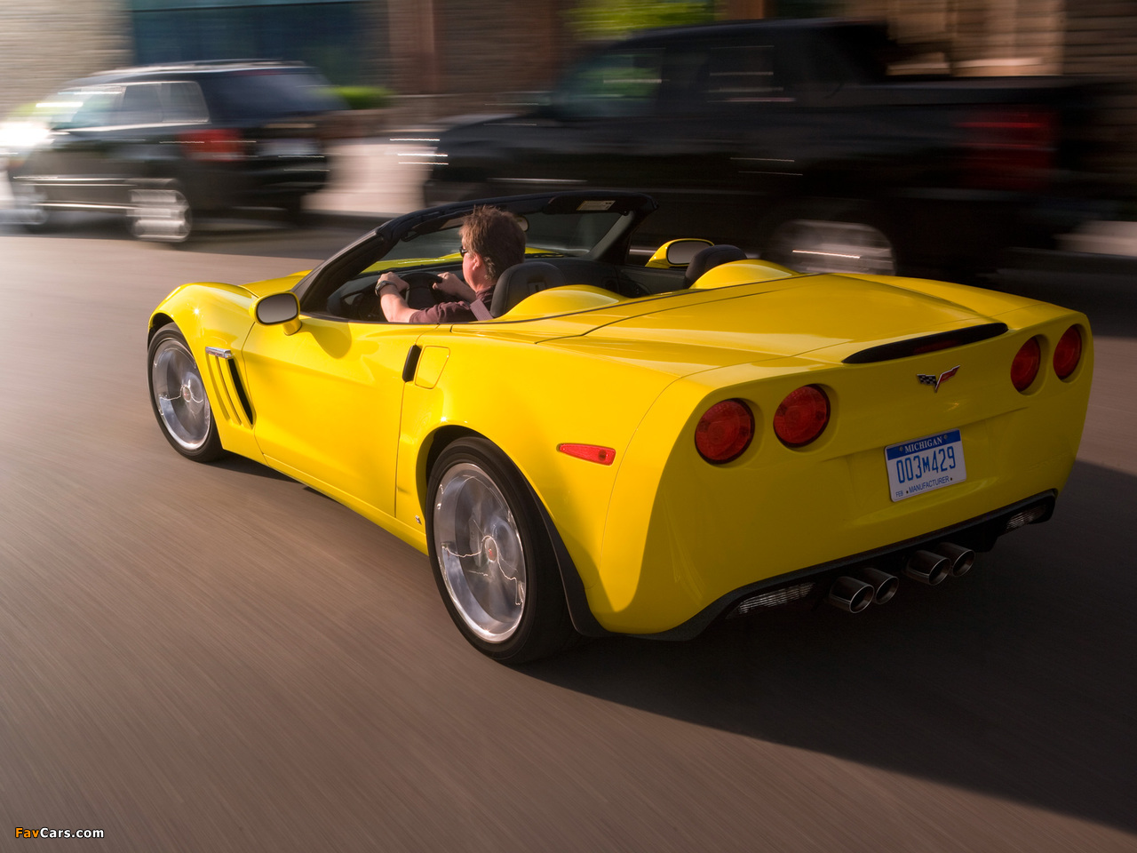 Corvette Grand Sport Convertible (C6) 2009 wallpapers (1280 x 960)