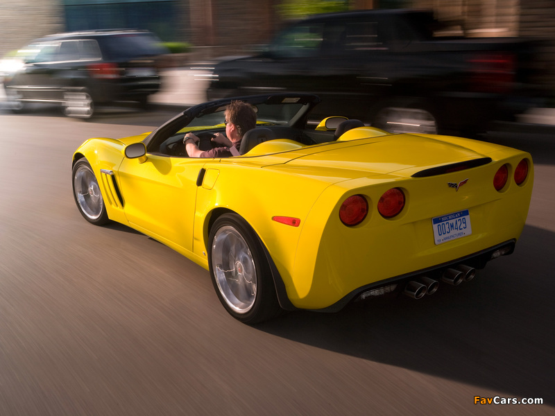 Corvette Grand Sport Convertible (C6) 2009 wallpapers (800 x 600)