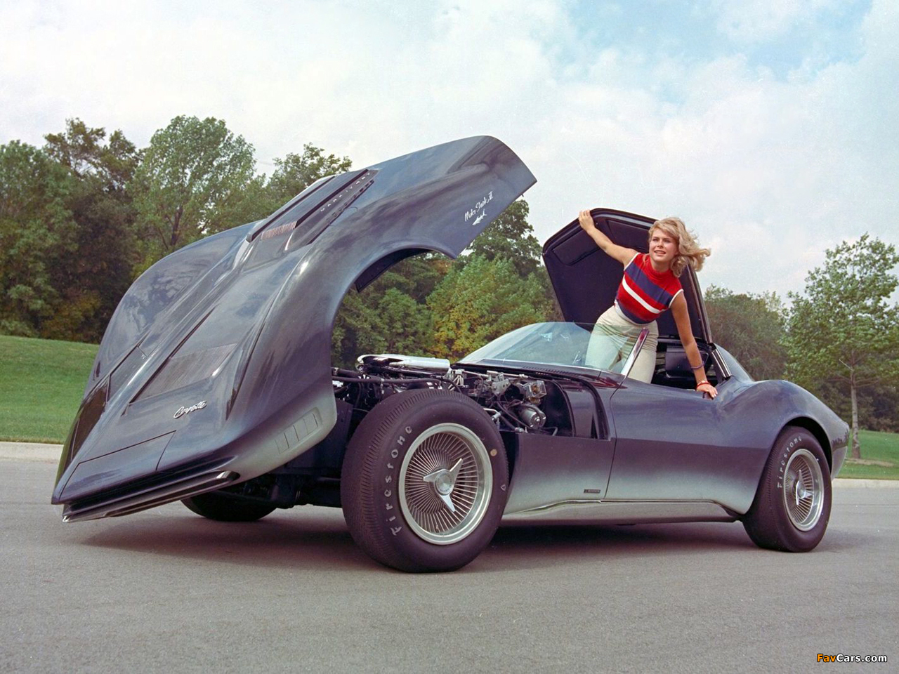 Corvette Mako Shark II Concept Car 1965 photos (1280 x 960)