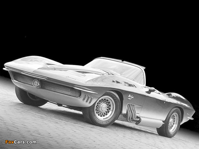 Corvette Mako Shark Concept Car 1962 wallpapers (640 x 480)