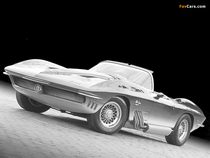 Corvette Mako Shark Concept Car 1962 wallpapers (800 x 600)